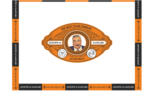 Classic Oval band — orange colorway